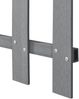Gartenzaun Elda WPC 200x60 cm Grau neu. holz Bild 2