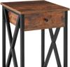 tectake Beistelltisch Dayton (1-St, 1 tlg), Stilvoller Beistelltisch im kantigen Industrie-Look Bild 4