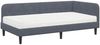 vidaXL Eckbettgestell Dunkelgrau 100 x 200 cm Samt 3394165 Bild 2