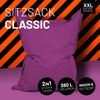 Lumaland 'Luxury' XXL-Sitzsack, Indoor & Outdoor, Flieder, Polyester, 380 l Bild 2