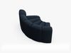Micadoni rundes Eckmodul Lupine Boucle Baloo Dunkelblau Bild 3