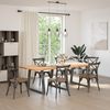 vidaXL Esstisch Beine V-Form 3 Stück Anthrazit 90x(72-73,3) cm Stahl 4012594 Bild 2