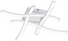 Flache LED Deckenleuchte ROUTE aus Metall Weiß, Breite 46cm Bild 2