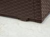 Dmora Aufbewahrungstruhe für draußen Chicoutimi, Gartenbox, Outdoor-Truhe, Stauraumbank für außen, 123x54 h57 cm, Braun Bild 5