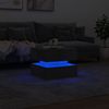 vidaXL Couchtisch mit LED-Leuchten Betongrau 50x50x40 cm 839857 Bild 5