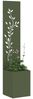 vidaXL Garten Sichtschutz-Leinwand Floral Olivgrün 32 x 32 x 150 cm 876409 Bild 3