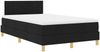 vidaXL Boxspringbett mit Kissen Schwarz 120 x 200 cm Stoff 3338988 Bild 4