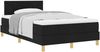 vidaXL Boxspringbett mit Kissen Schwarz 120 x 200 cm Stoff 3338988 Bild 2