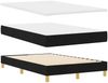 vidaXL Boxspringbett mit Kissen Schwarz 120 x 200 cm Stoff 3338988 Bild 5