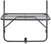vidaXL Balkontisch Schwarz 60x40 cm Stahl 325924 Bild 4