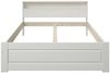 OTTO home Massivholzbett FLAVION, TOPSELLER! Jugendbett, FSC® zertifizierte massive Kiefer (Breite: 140), Qualitätsprodukt, Regal, Kassettenoptik, Schublade optional Bild 4