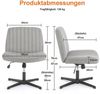 ANYSUN Bürostuhl Ergonomischer Drehstuhl, drehbar 360°, Höhenverstellbarer, Ergonomischer Drehstuhl, drehbar 360°, Höhenverstellbarer Bild 3