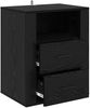 vidaXL Nachttisch Schwarz Eichen-Optik 35 x 50 x 60 cm Holzwerkstoff 881080 Bild 5