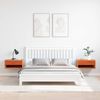 vidaXL Nachttisch 2 pcs Wachsbraun 50 x 32,5 x 24 cm Massivholz Kiefer 873480 Bild 4