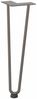 vidaXL Haarnadelbeine für Couchtisch 4 Stk. Naturstahl 42 cm Massivstahl 4012423 Bild 4