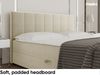 MEBLINI Boxspringbett CHANDON 160x200 cm mit Bettkasten - H3P/Beige Samt Polsterbett - Doppelbett mit Topper & Taschenfederkern-Matratze Bild 5