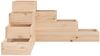 vidaXL Pflanzentreppe 4 Stufen 80,5x79x36 cm Massivholz Kiefer 825317 Bild 5