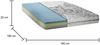 Dmora Tirane-Doppelmatratze, herausnehmbare Memory-Schaum- und Waterfoam-Matratze, 100 % Made in Italy, milbenhemmend und hypoallergen, 160 x 190 x 22 cm Bild 3