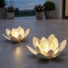 LED Solarleuchte, Lotusblume, D 27,6 cm Bild 5