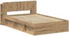 vidaXL Bettgestell mit Stauraum Artisan-Eiche 120 x 190 cm 3433351 Bild 3