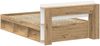 vidaXL Bettgestell mit Stauraum Artisan-Eiche 120 x 190 cm 3433351 Bild 5