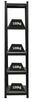 PROREGAL® Schwerlastregal All Black Series Schwerlastregal Ragnar 150x45x45cm Matt Schwarz Bild 5