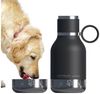Asobu Dog Bowl Edelstahlflasche mit Hundenapf 1 Liter schwarz Bild 2