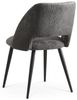 B&D home Esszimmerstühle VICKY 2er Set | Cord Polsterstuhl für Esszimmer, Küche, Büro | industrial modern Design | Kordsamt Anthrazit Bild 4