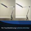 KHG LED-Klemmleuchte, Tischleuchte, dimmbar, 1-flammig, mit Touchpad, Farbtemperatur 3.000-6.500 K (Warmweiß, Neutralweiß, Tageslichtweiß), ideal für Wohnzimmer, Schlafzimmer, Küche und Büro Bild 2