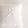 Pure Microfaser Bettwäsche 135 X 200 cm + 1- 80 X 80 cm Elegance luxury stitching pleats natur Bild 2