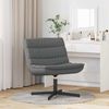vidaXL Drehstuhl Grau 63 x 75 x 76 cm Kunstleder 42007341 Bild 3