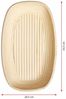 WESTMARK Set Grkrbchen oval, 33,5 x 20,5 x 8 cm, mit Bezug Bild 2