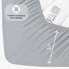 Buymax Spannbettlaken Wasserbett Spannbettlaken für Boxspringbetten Matratzen bis 35 cm Höhe, Jersey, Gummizug: Rundumgummi, (1 Stück), Spannbetttuch 97% Baumwolle, 3% Elasthan, atmungsaktiv, 40 cm Steghöhe Bild 4