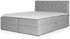 99rooms Lazzaro Boxspringbett Velours MONOLITH Silber 120x200 cm Bild 4