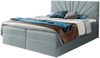 99rooms Lazzaro Boxspringbett Velours MONOLITH Silber 120x200 cm Bild 3