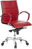 hjh OFFICE Profi Chefsessel PARMA 10 Leder Rot Bild 3