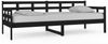 Tagesbett Schwarz Massivholz Kiefer 80x200 cm [820366] Bild 2