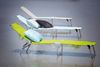 Dreibeinliege Amigo aus Aluminium, Grau Bild 2