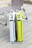 Dreibeinliege Amigo aus Aluminium, Grau Bild 3