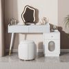MODFU Schminktisch Kosmetiktisch (LED-Schminktisch mit Spiegel & Touch-Beleuchtung, 1-St, Moderner Kosmetiktisch mit Touch-Steuerung, Stauraum und Schubladen), ideal für Schlafzimmer & Ankleidezimmer Bild 2