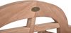 Gartenbank MARIUS 2-Sitzer - 133cm Breit, Teak, Natur | Terrassenbank Wetterfest Sitzbank Outdoor Bank Bild 2