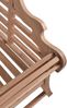 Gartenbank MARIUS 2-Sitzer - 133cm Breit, Teak, Natur | Terrassenbank Wetterfest Sitzbank Outdoor Bank Bild 3