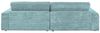 KAWOLA Sofa LANA Ecksofa Cord hellblau Recamiere links 83 x 205 x 296 cm Bild 5