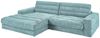 KAWOLA Sofa LANA Ecksofa Cord hellblau Recamiere links 83 x 205 x 296 cm Bild 4