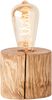 BRILLIANT Lampe, Trabo Tischleuchte 10cm kiefer gebeizt, Holz, 1x A60, E27, 25W,Normallampen (nicht enthalten) Bild 4