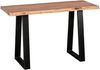 Konsolentisch GAYA 120cm Akazie Massivholz Landhausstil Baumkante Metallbeine Bild 2
