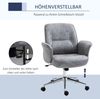 Bürostuhl 69 x 67 x 92-102 cm aus Polyester, höhenverstellbar mit Wippfunktion, 1 Stück Bild 3