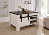 Home affaire Couchtisch SHERWOOD, modernes Holz Dekor, mit Scheunentorbeschlag aus Metall, Breite 93 cm Bild 2