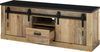 Home affaire Lowboard SHERWOOD, Holz Dekor, mit Scheunentorbeschlag und Apothekergriff, Breite 162 cm Bild 4