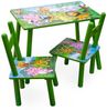 HTI-Living Kindersitzgruppe Kindertisch Set mit 2 Stühlen farbenfroh, (Set, 1 Tisch, 2 Stühle), Kindertischgruppe mit 2 Stühlen bunt Dino Motiv Bild 4